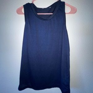 Metallic blue tank top